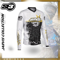Men's Bicycle T-shirt Spanish S3 Off-road Shirt Jarvis Painted Version Endurance Race Long Sleeve Cycling Bike T-Shirt Quick Dry
