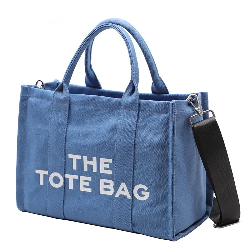 Women's Large Capacity Storage Reusable Canvas Shoulder Bag, Women's Handbag Casual Handbag Shoulder Bag Shopping Bag Tote Bag