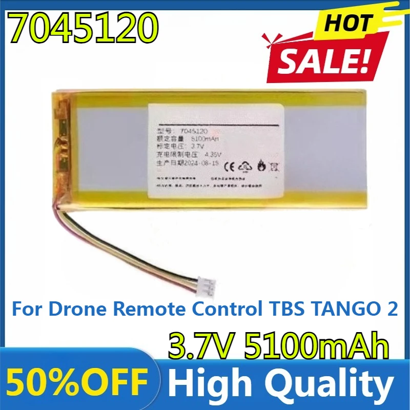 

New High Quality Replaceable 7045120 Battery for Medical Equipment, Communication Equipment, Drone Remote Control TBS TANGO 2
