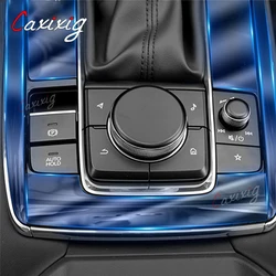 Car Interior Center Console Clear TPU Anti-scratch Repair Navigation Protective Film For Mazda CX30 2020 2021 Accessories