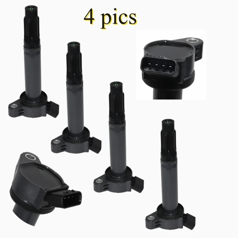 4 PCS Ignition Coil for For TOYOTA RAV4 2006- 2012 CAMRY 2007-2017 For LEXUS RX350 2007- 2015 For LOTUS EVORA 2016 90919-02251