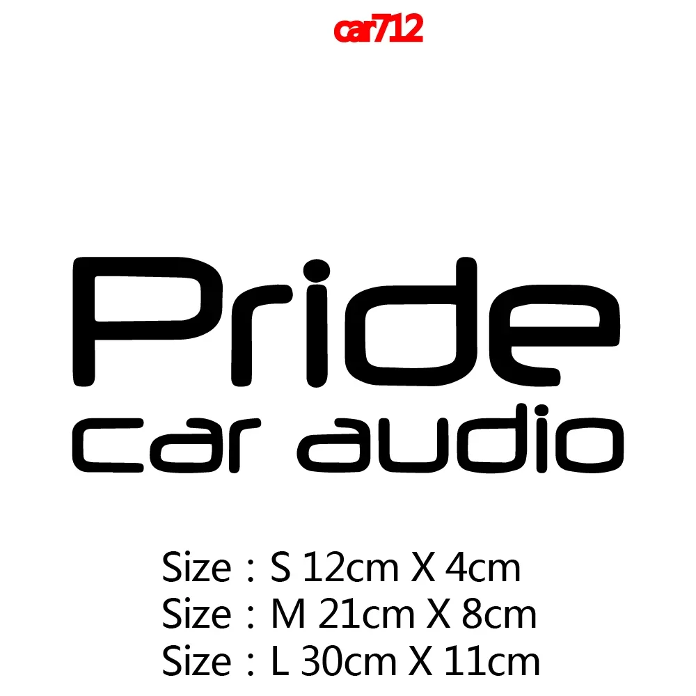 Cartoon Pride Car Audio Decal Creative Auto Decorative Decals Car Door Handle Vinyl Car Body Decals