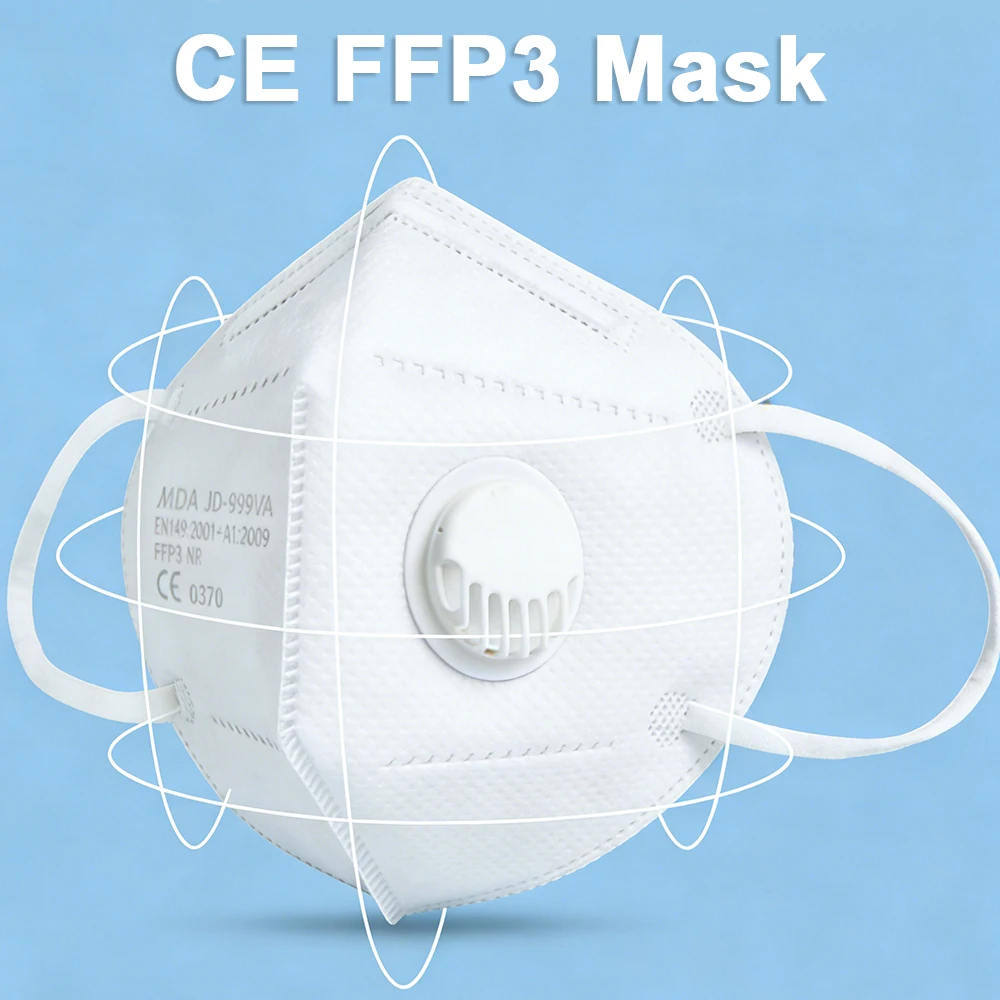 10/50PCS FFP3 CE Masks Safety Dust Respirator Adults 7 Layers Filter Face Mask Mouth Mask FFP2 Protective Mascarillas
