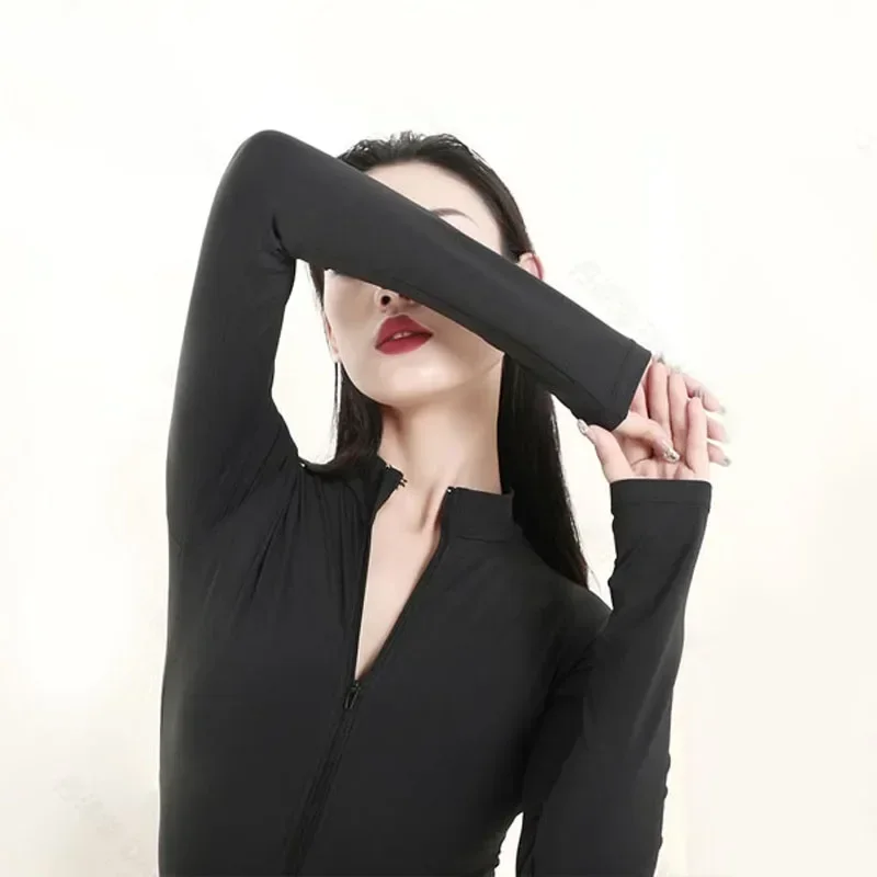 justaucorps-de-ballet-sexy-pour-adultes-haute-qualite-fermeture-eclair-sur-le-devant-manches-longues-body-d'entrainement-pour-femmes-vetements-de-danse-elegants-maillot-de-bain-de-gymnastique