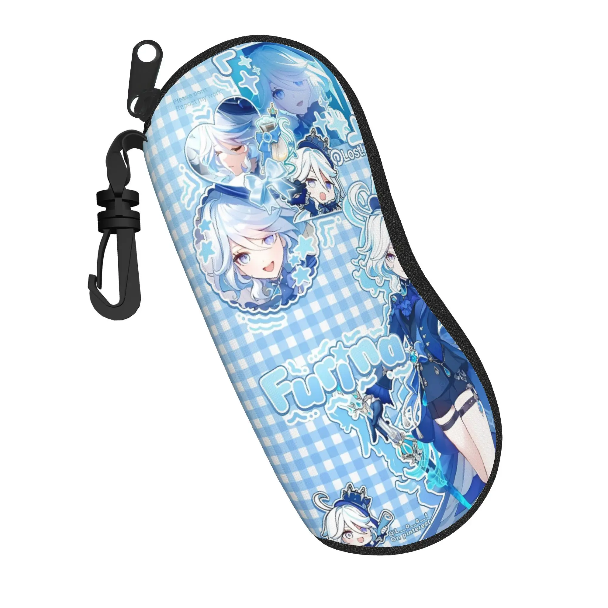 genshin impact game Merch Glasses Case for Women New Accessories  Eyeglasses Protector Protector Sunglasses Box