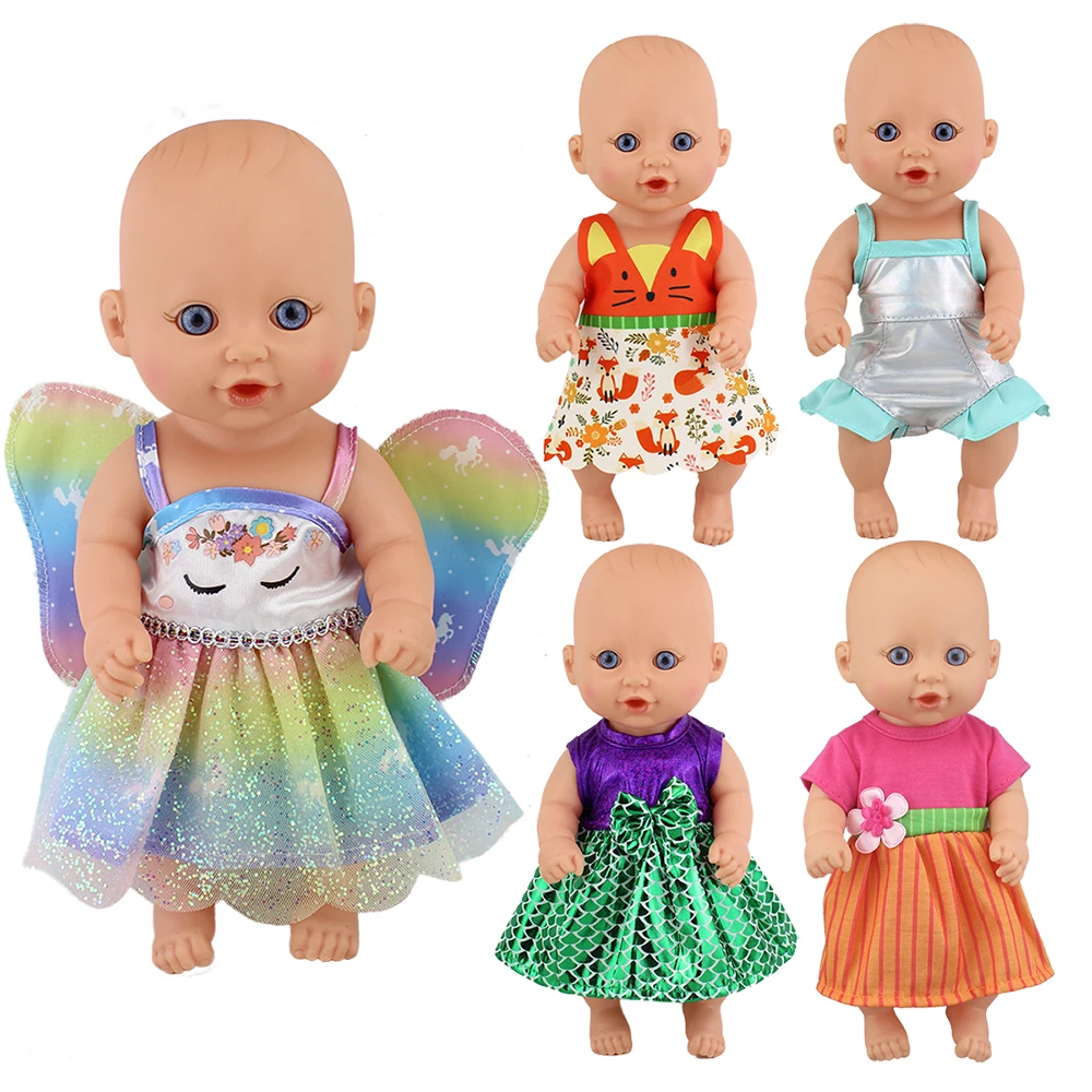 New Dress Wear For 10 Inches Baby Reborn Doll 25cm Baby Doll Clothes And Accessories