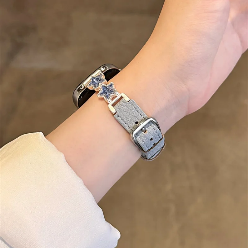 

Star studded diamond patchwork is suitable for Huawei GT5/GT5 Pro/GT4/GT2/3/4 22mm/20mm/18mm fashionable watch strap