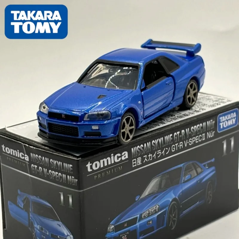 

Takara Tomy Tomica Red Box No.60 Nissan Gt-R Nismo R34 1/64 Diecast Alloy Sports Car Model Collection Gift