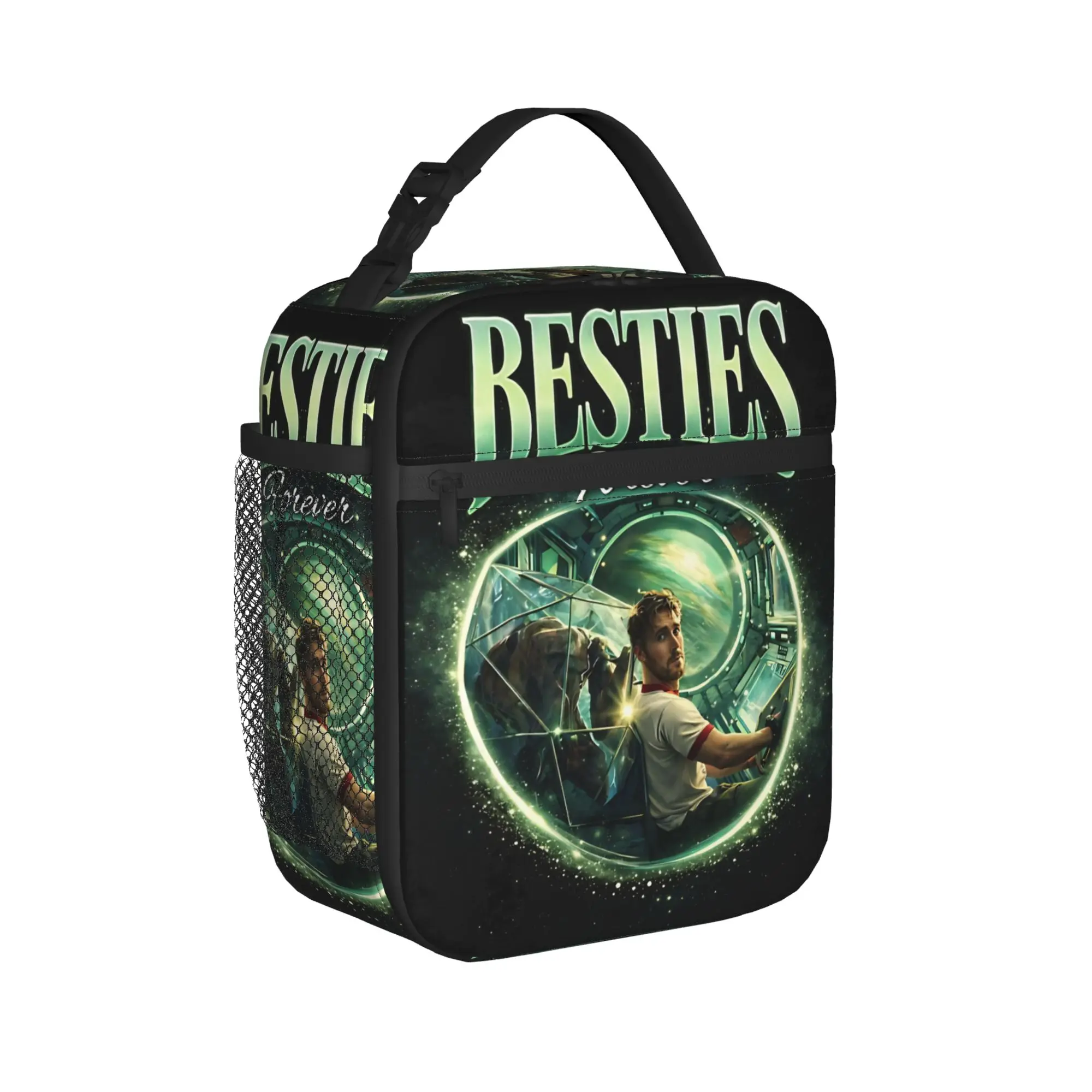 

Besties Forever Grace Rockys Thermal Insulated Lunch Bag School Project Hail Mary Reusable Bento Box Cooler Thermal Lunch Box