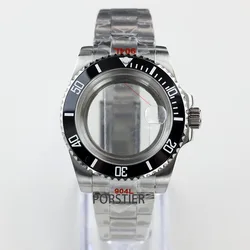 40mm NH35 Watch Case Stainless Steel Watchband Sapphire Glass For nh34 nh35 miyota 8215 Movement 28.5mm Dial Submariner Daytona