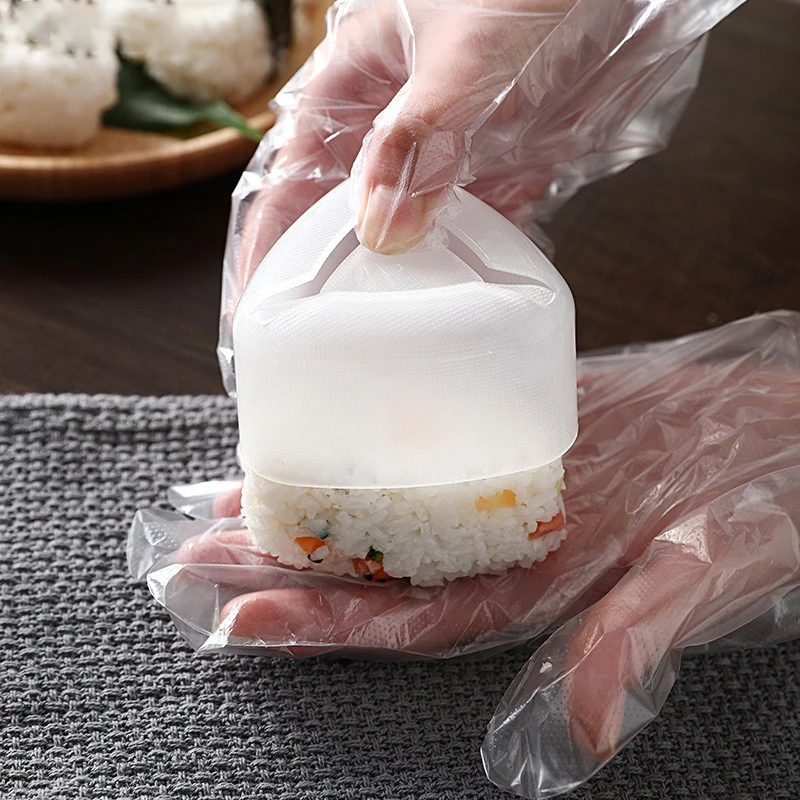 ملحقات قوالب أونيجيري على شكل مثلث لأدوات صنع السوشي إعداد قالب السوشي على شكل قالب الأرز #2