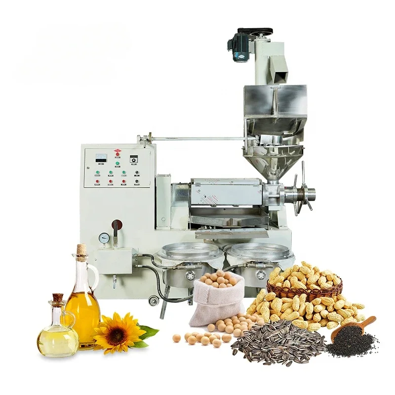 Factory Price Flaxseed Rapeseed Soybean Sunflower Peanut Oil Press Machine Cooking Oil Making Machine Oil Extraction Machine