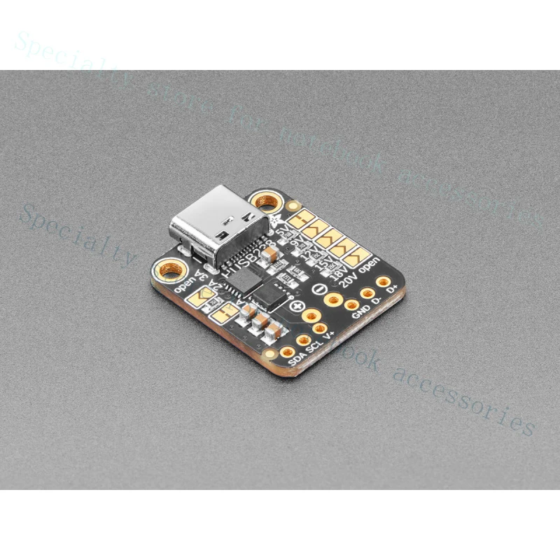 

Плата-имитатор питания USB-C Adafruit A+ с поддержкой Power Delivery, I2C или фиксированным подключением, HUSB238, 5807