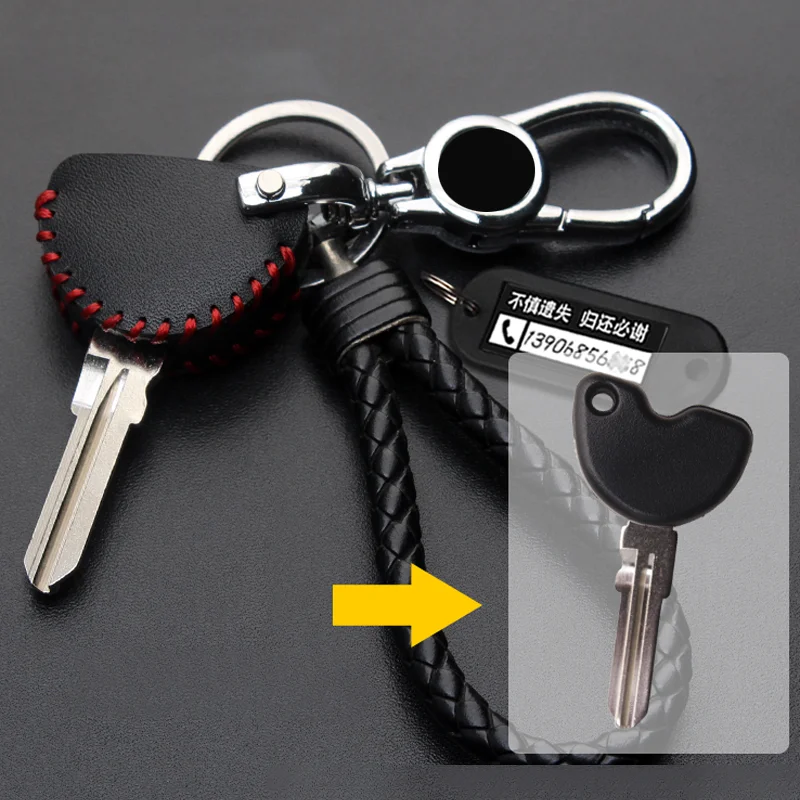 

Кожаный чехол для Vespa GTS LX LXV SPRINT PRIMAVERA 50 125 250 300 GTS 300ie S50, чехол для ключей мотоцикла, держатель брелока, аксессуары