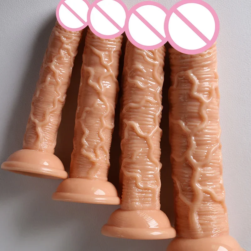 Realistic Silicone Dildo Soft Sexy With Suction Cup Penis No vibrator For Women Masturbation Female Small Anal Plug  Adult Toys