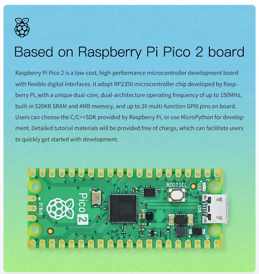 Yahboom Raspberry Pi Pico2 Roboter Auto Diy Elektronische Kit Codierung Roboter Kit Unterstützung MicroPython Programmierung APP Infrarot Steuerung – Detail 3