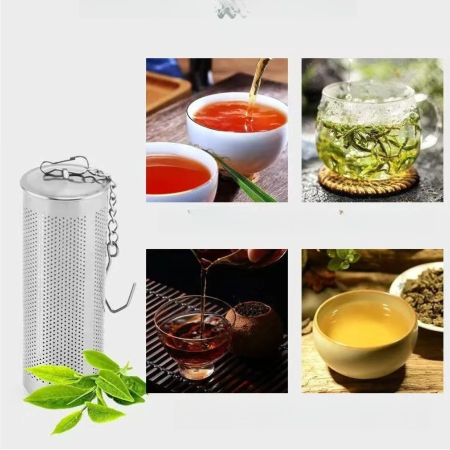 Stainless steel creative size tea barrel about tea ware leaking tea bag simple tea filter tea tea making tools.