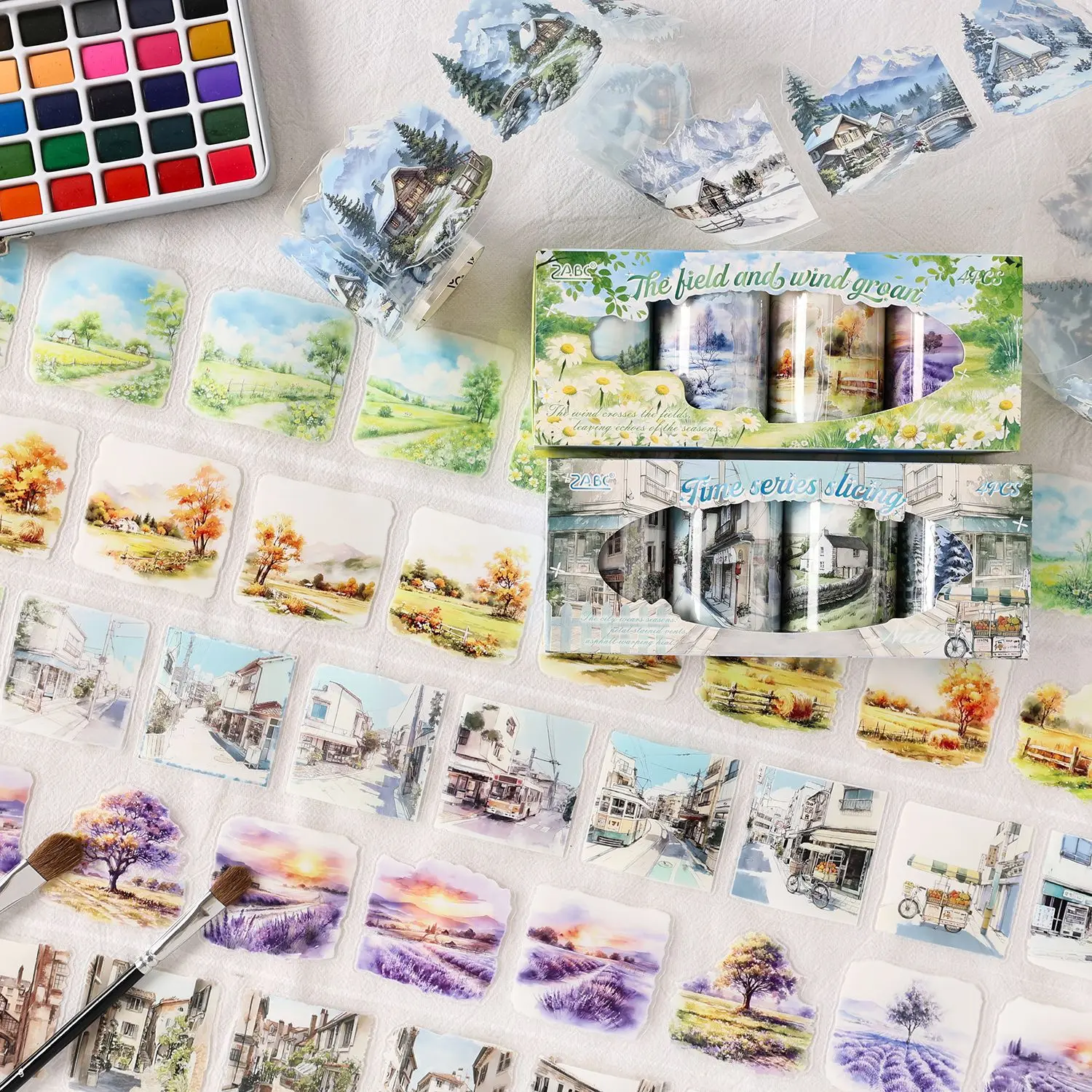 conjunto-de-adesivos-em-papel-washi-com-cenario-de-pintura-flutuante-quatro-estacoes-adesivos-cortados-a-laser-a-prova-d'Agua-para-decoracao-de-diario-e-papelaria