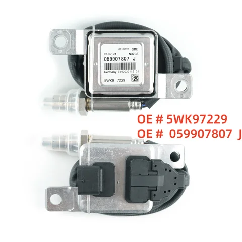 고품질   5WK97229 5WK9 7229 059907807 J 자동 예비 부품 Nox 센서는 VW Touareg 3.0 TDI Audi A4 S4 A5 A6 Q5 A7 A에 적합합니다.