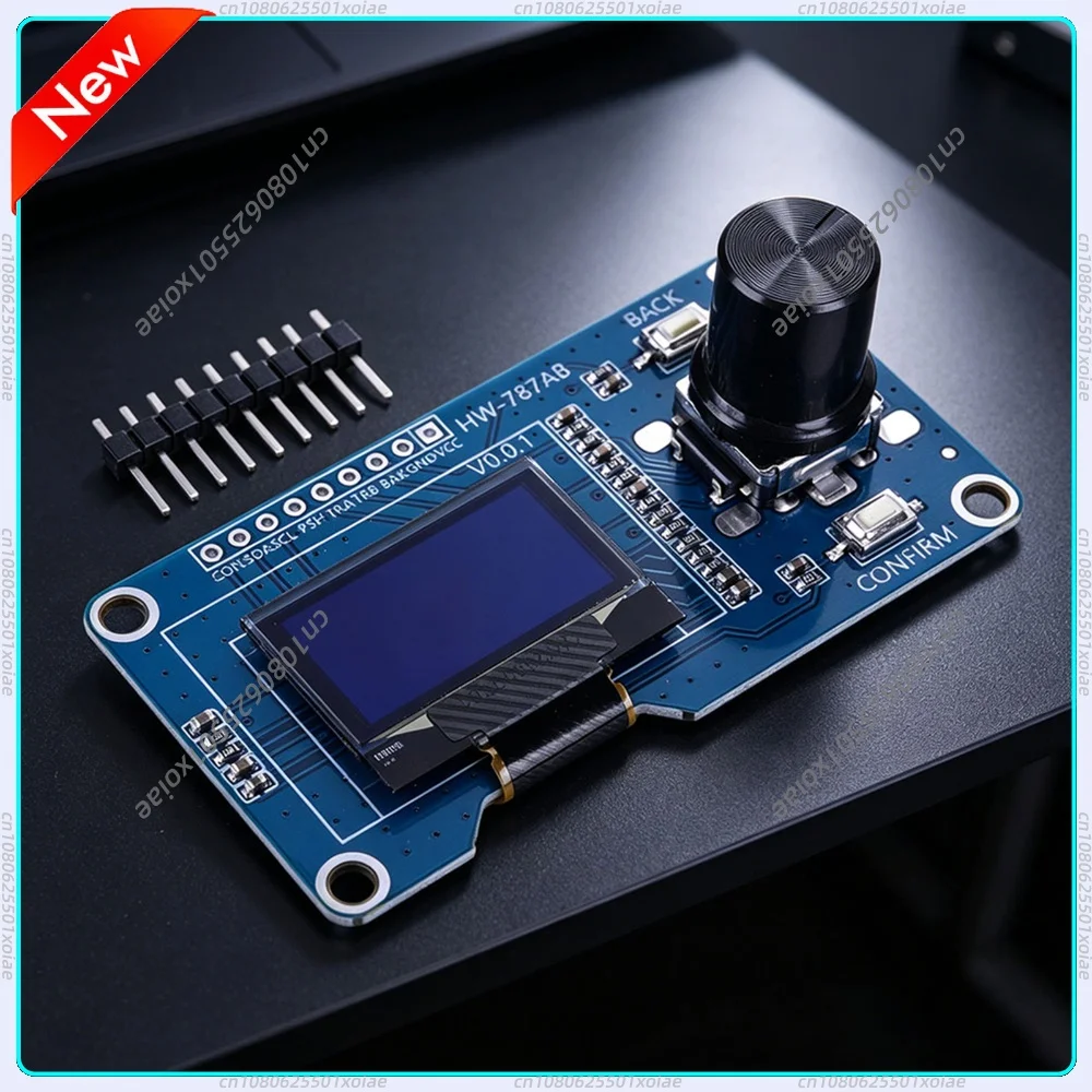 OLED-Display mit Drehencoder-Modul EC11 Encoder OLED Combo Board Menü-Navigations-OLED-Modul für Arduino STM32 DIY-Projekte