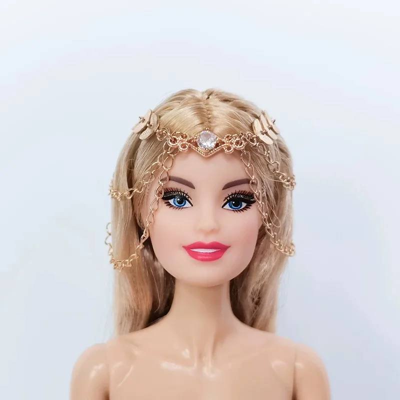 عارضة أزياء دمية مجوهرات اكسسوارات 1/6 30 سنتيمتر الأزياء الفاخرة الخصر سلسلة/تاج دمية ارتداء حزب اللباس ل FR Xinyi Blyth