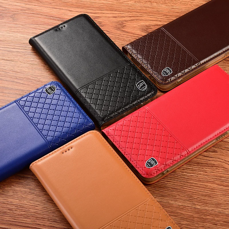 Custodia per telefono aziendale in vera pelle di lusso per Huawei P8 P9 P10 P20 P30 Pro Plus Lite Flip Cover magnetica