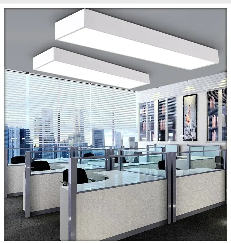 

Ceiling Light Modern Suspension /Surface Mounted Aluminum LED Ceiling Light Hanging Linear Ceiling Lamp for Office Home