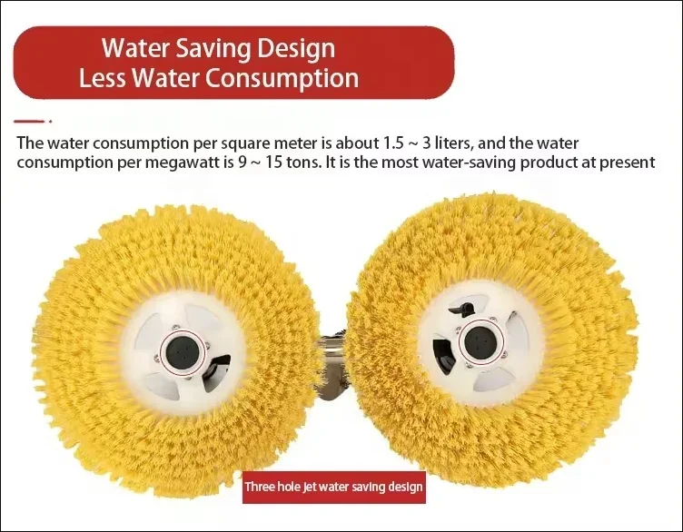 

Оборудование для очистки солнечных панелей по заводской цене: круглая щетка для солнечных панелей с двойной головкой