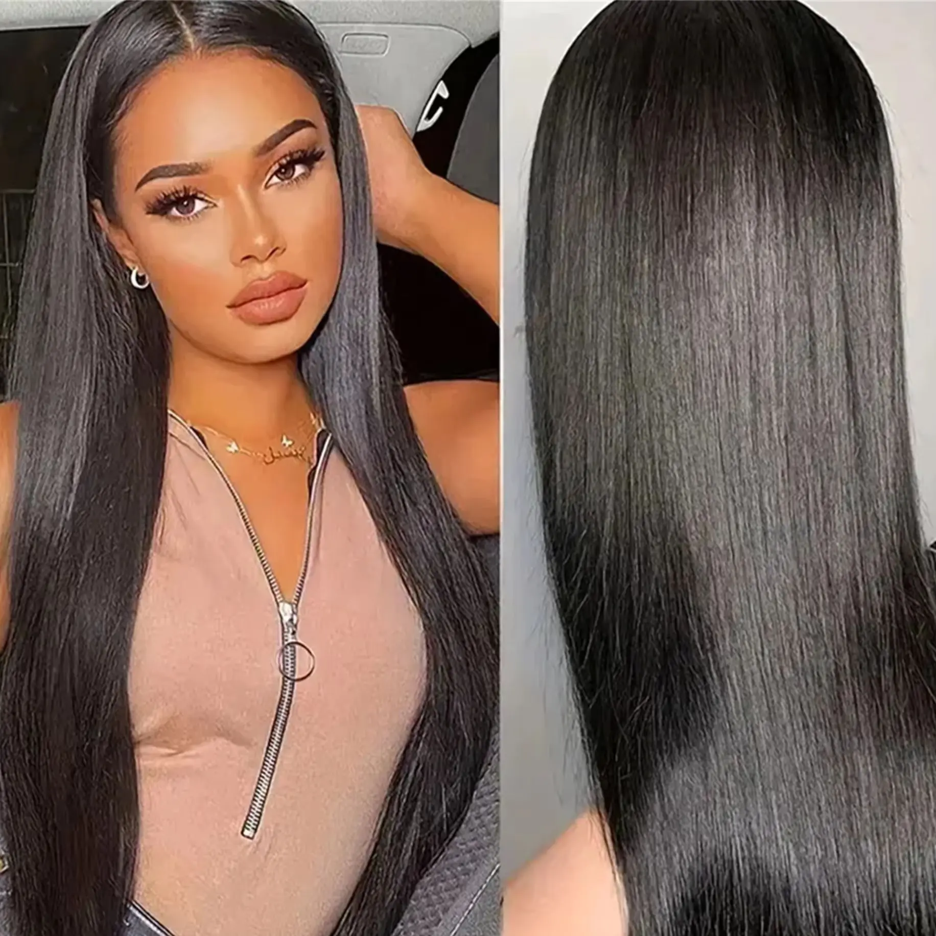 32 34 Inch Glueless Wigs Human Hair Straight Brazilian Remy Hair 13x4 HD Lace Wigs 13X6 HD Transparent Lace Front Wigs