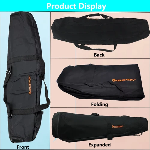 Imagen 2 del producto Bolsa de transporte protectora Universal para telescopio, bolso de hombro de almacenamiento portátil, mochila para telescopio astronómico
