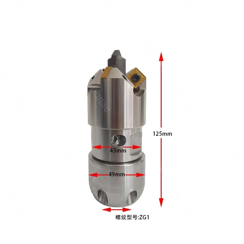 Rotary sewer spray nozzle, alloy water rat drain cleaner 1KG stainless steel nozzle, for pipe dredging blockage removal