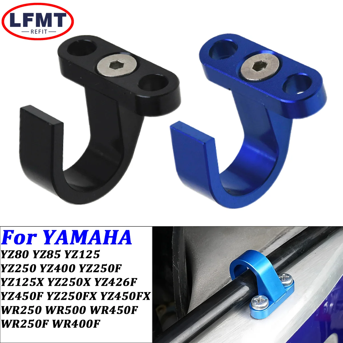 

Motorcycle Rear Brake Hose Clamp Guide For YAMAHA YZ125 YZ250 YZ125X YZ250X YZ250F YZ450F YZ250FX YZ450FX WR250 WR450F MOTO