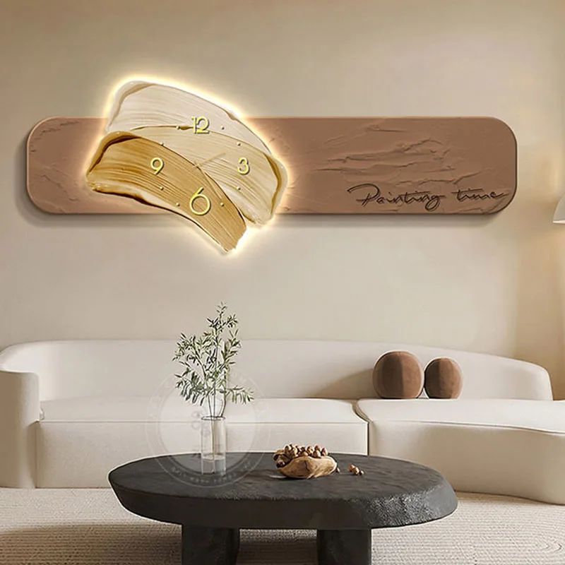 Led Luxury Wall Watch Living Room Big Size Modern Bedrooms Design Fashion Wall Clocks Restaurant Horloge Murale Home Decoration