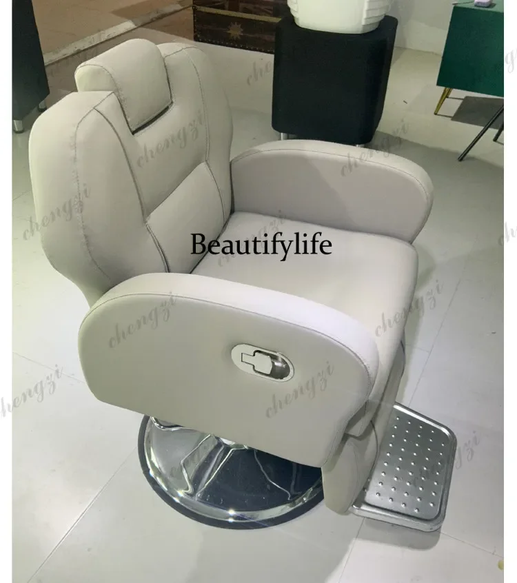 Y136  Ergonomic Premium Barber Chair Comfortable Luxury Nordic Modern Barber Chair Multifunction Universal Chaise Salon Furnitur