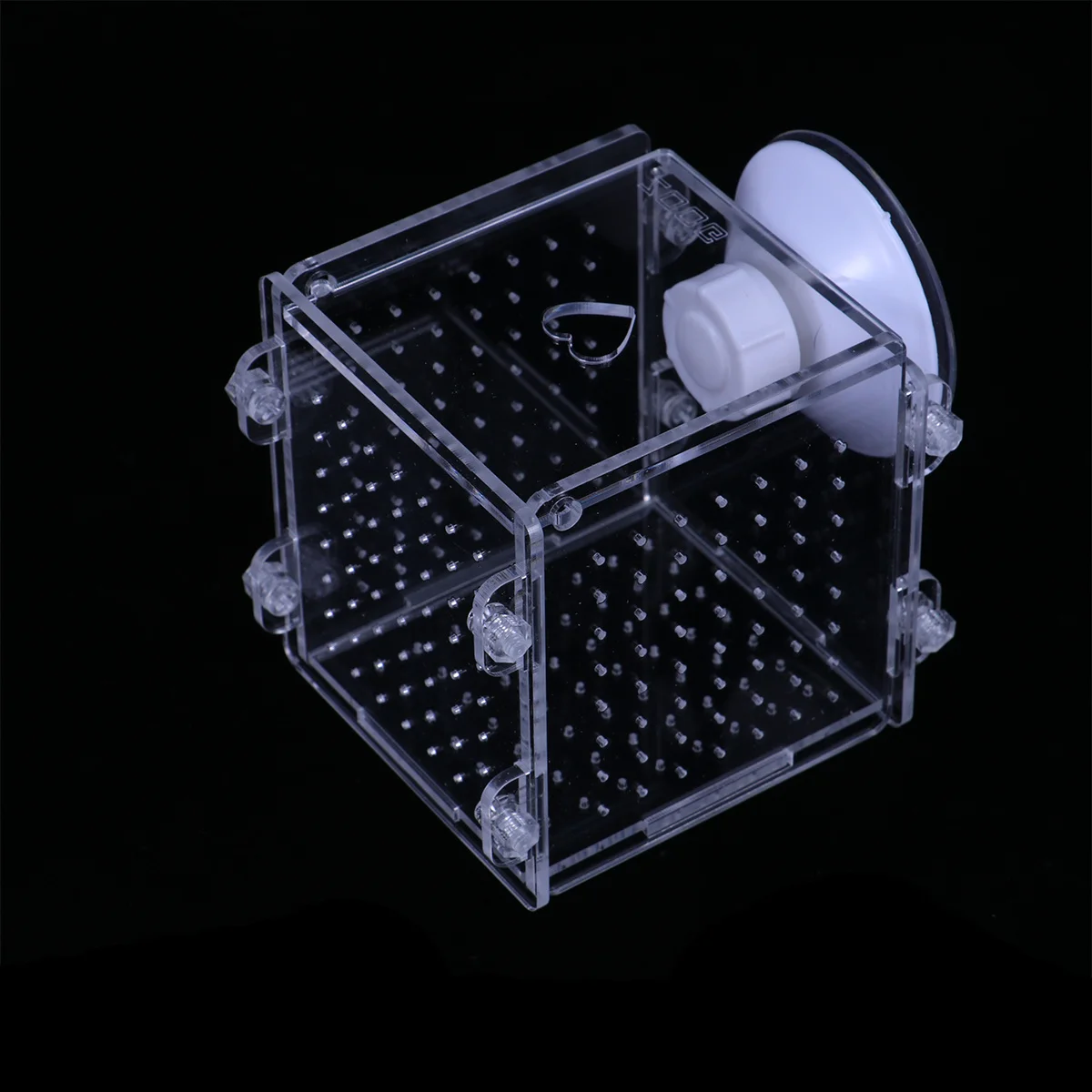 

2Pcs Fish Breeding Isolation Box Acrylic Fish Incubator Cage Baby Hatchery Aquarium Tank Accessories Aquatic Pet Supplies
