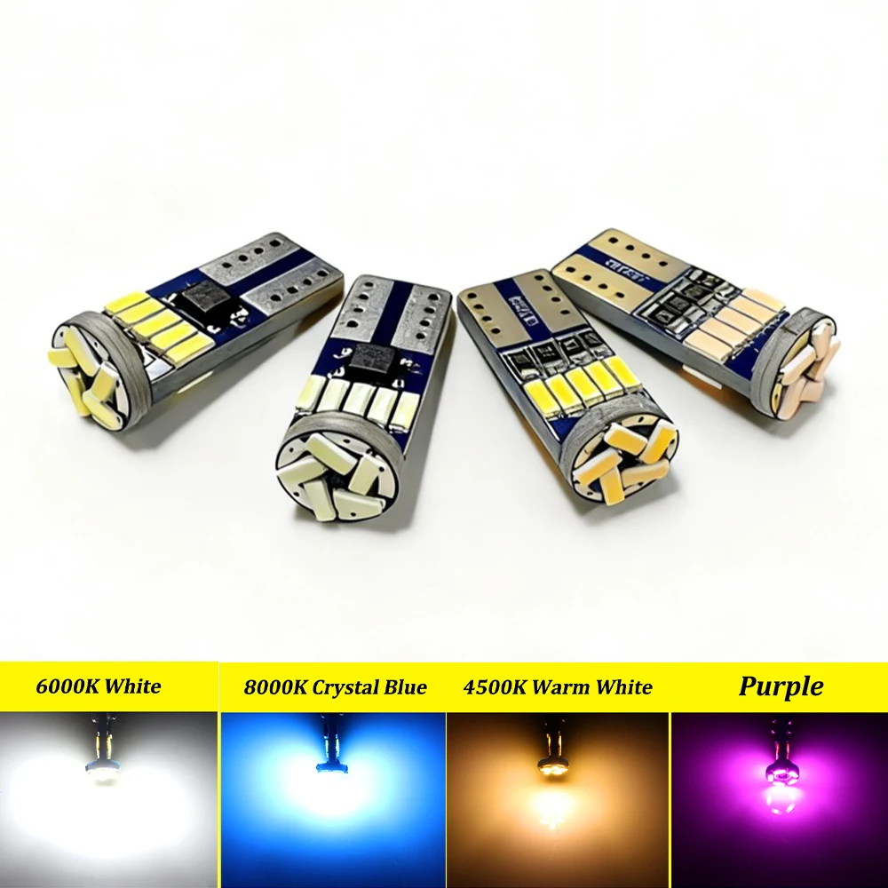 BMTxms 2 قطعة W5W T10 LED ضوء التخليص لشركة فولكس فاجن جولف mk3 mk4 mk5 mk6 3 4 5 6 باسات B5 B5.5 B6 B7 B8 CC Polo 6r توران العلبة 2