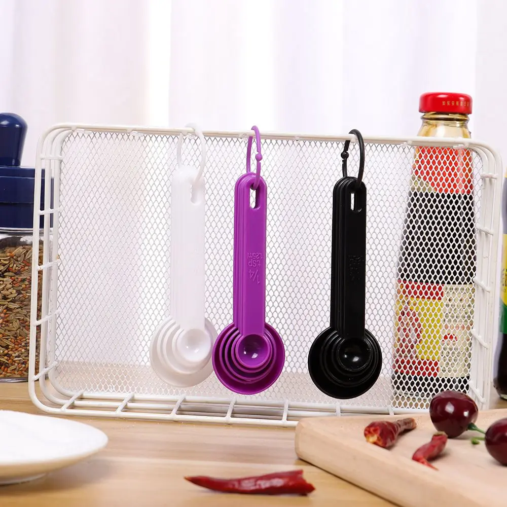 

5pcs Gadgets Multi Purpose Baking Measuring Spoons Cooking Accessories Measuring Tools Plastic Handle