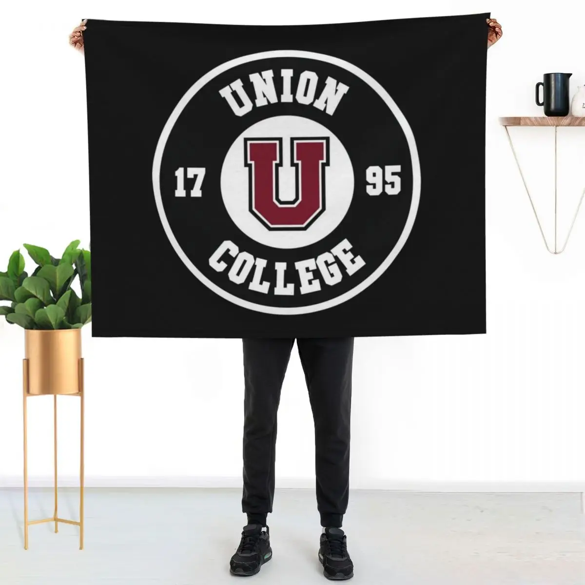 Union dutchmen Throw Blanket Extra Large Throw Sofas anime Personalized Gift manga blankets ands Blankets