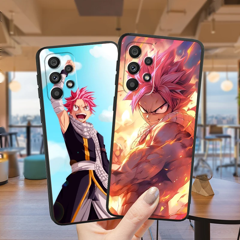 Fairy Tail Anime Movie Cool For Samsung Note 20 10 Ultra Plus A31 A14 A12 A70 A34 A25 A04 A05 A15 A24 5G Black Funda Phone Case