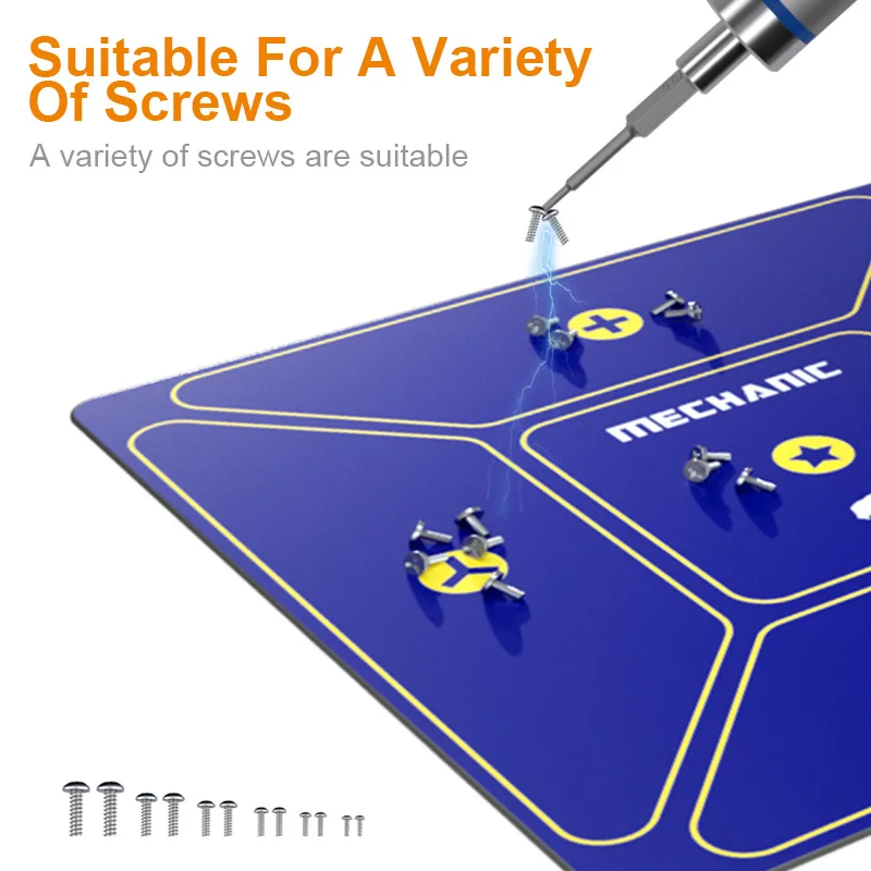 Monteur Scr Magnetische Opslag Pad Voor Mobiele Telefoon Onderhoud Sterke Adsorptie Reparatie Schroeven Geclassificeerde Opslagmat