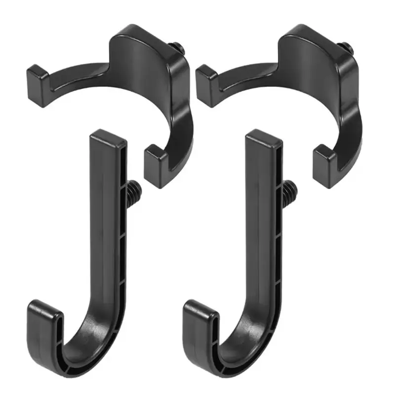 AT63-Shed Accessories For Storage- 4Pcs For Storage Shed Hanging Hooks U And J Design Easy To Install