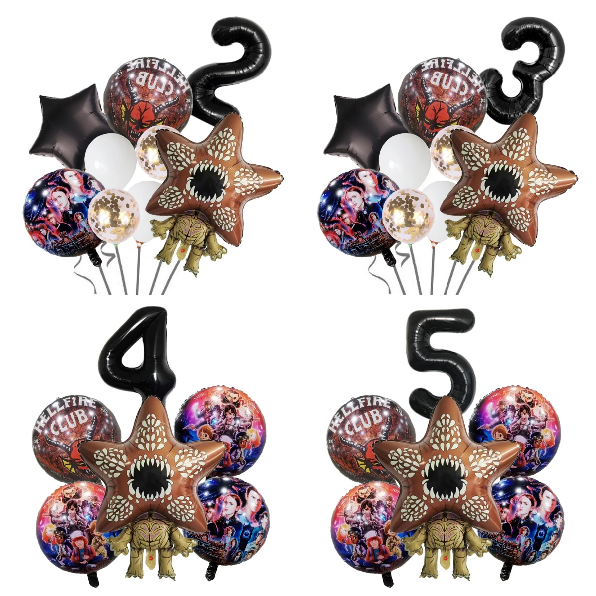 Ballons en aluminium d'histoire étrange de dessin animé, décoration de Festival de fleurs carnivoureuses, ballon de fête d'anniversaire en Latex, fournitures de noël