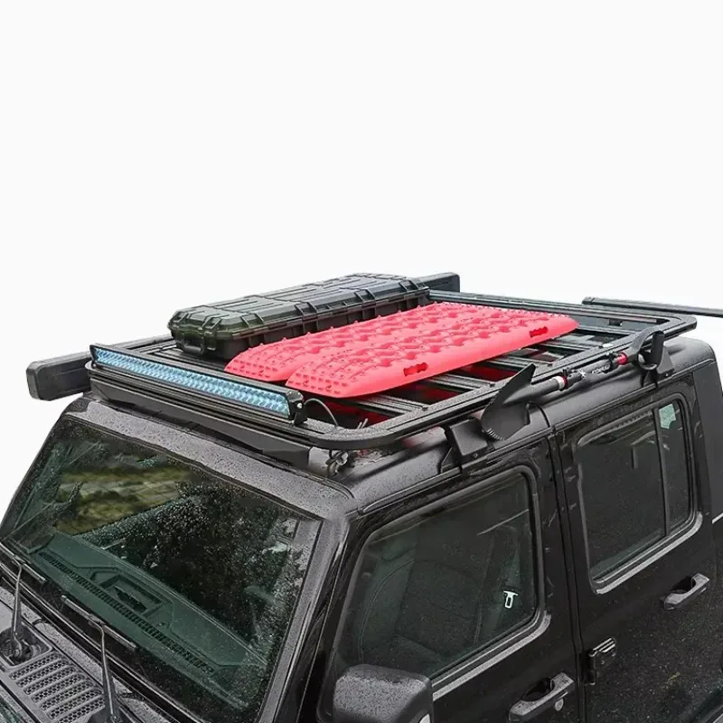Off-Road Vehicle Exterior Accessories Multifunctional Roof Rack Lage Platform For Wrangler JL JK BJ4