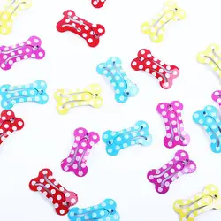 Lightweight Dot Pattern for Small Dogs Cute Smooth surface Dog Supplies Dog Hair Clip Puppy Grooming Accessories Pet Hairpin