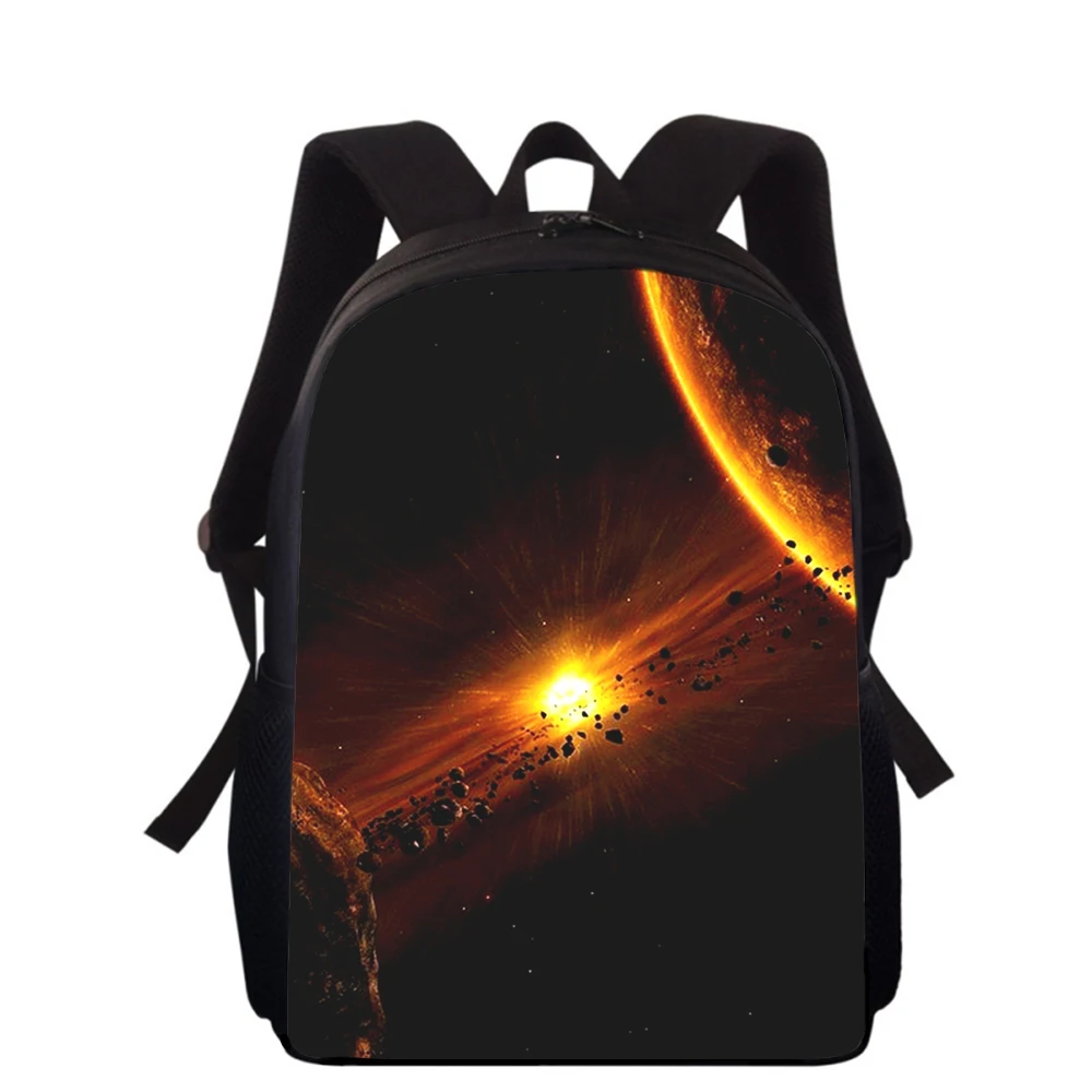 Kunst Sonne 16 "3D-Druck Kinder Rucksack Grundschule Schult aschen für Jungen Mädchen Rucksack Schüler Schulbuch Taschen