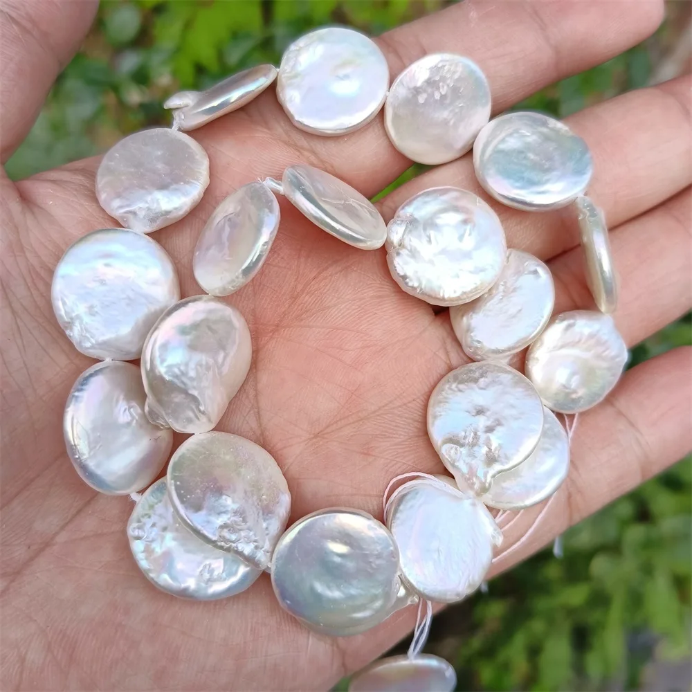 Natural Pearl Irregular Beads Round Square Freshwater Pearl Punch Beads For Jewelry Making Necklace DIY Charm Bracelet Wedding