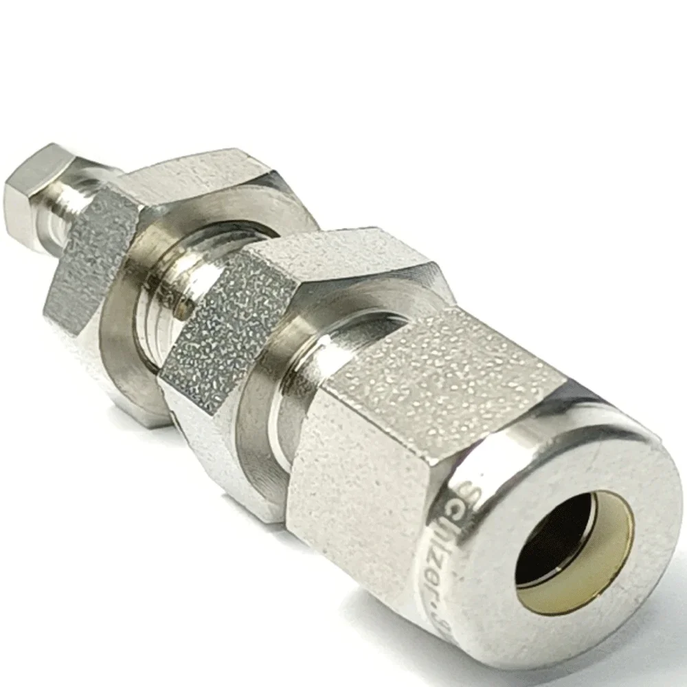 

1/16" To 3mm 6mm 1/8" 1/4" Tube OD Compression Union SUS316L Stainless Steel Pipe Fitting Connector Coupler Adapter