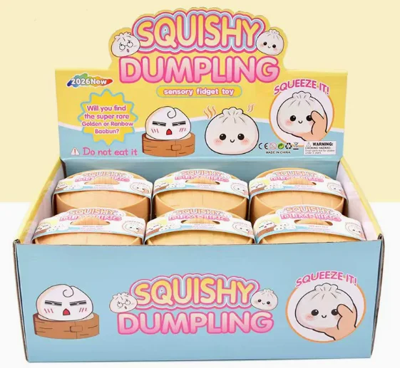 Simulatie Flash Dumpling Drukbal Langzaam rebound Zacht knijpen Decompressie Kantoor Home Decoratie Kinderen Volwassenen Verjaardagscadeaus