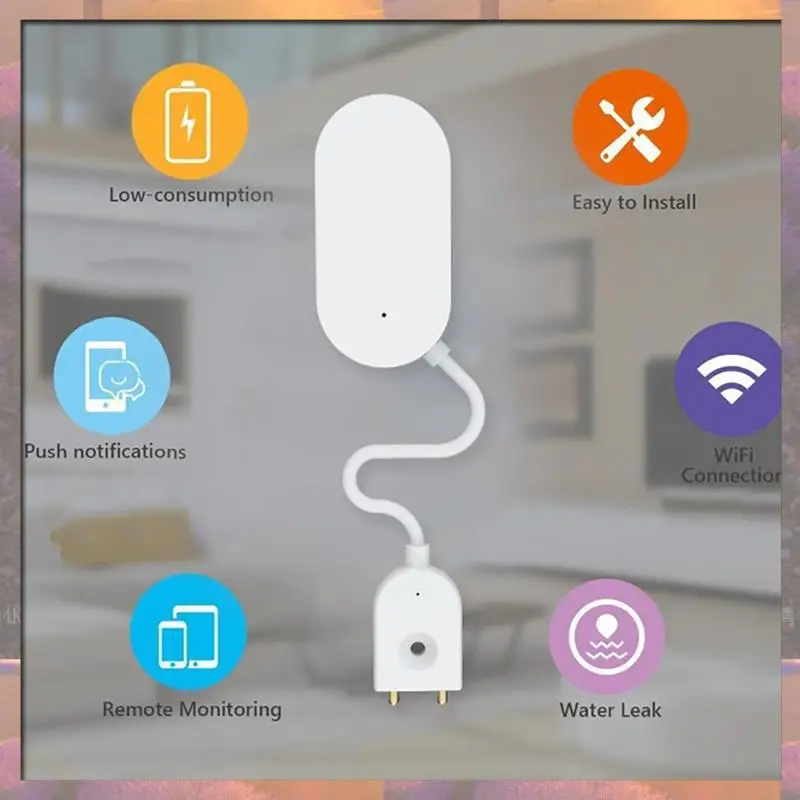 Лидер продаж Tuya Zigbee датчик утечки детектор утечки воды датчик утечки датчик воды предотвращает утечку воды для умного дома