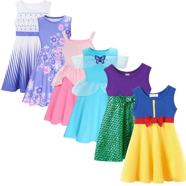 Disney Princess Dress Girls Elsa Dress Toddler Moana Dress Girl Disney Moana Kids Cospaly Dresses Aliexpress
